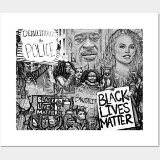 black lives matter classic art Posters and Art